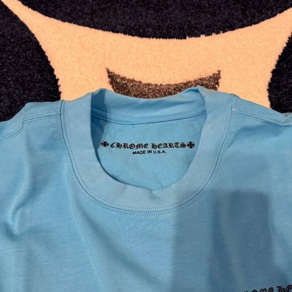 Chrome Hearts x Matty Boy Brain New Blue Longsleeve Men’s Size Large - Picture 2 of 4